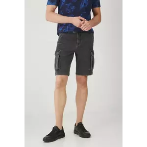 Medicine pantaloni scurti jeans culoarea gri imagine