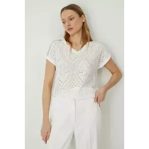 Medicine tricou din bumbac culoarea bej imagine