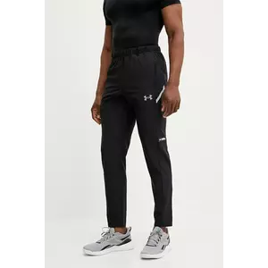 Under Armour pantaloni de antrenament Woven Utility culoarea negru, neted, 1389256 imagine