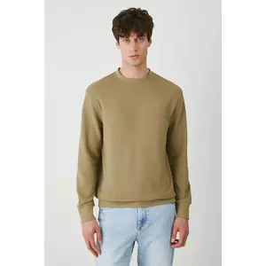 Medicine longsleeve culoarea verde, neted imagine