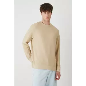 Medicine longsleeve culoarea bej, neted imagine