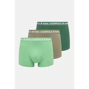Karl Lagerfeld boxeri 3-pack culoarea verde, A1M47017 imagine