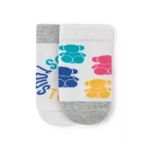 Tous șosete copii SSocks 2-pack culoarea alb, SSocks.2204 imagine