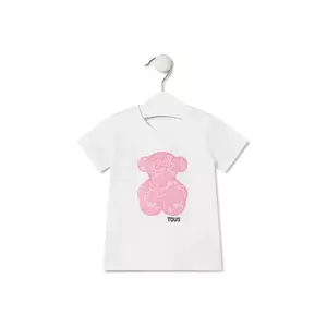 Tous tricou copii MKaos culoarea alb, MKaos.2202 imagine