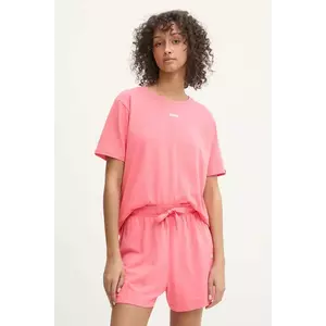 BOSS tricou femei, culoarea roz imagine