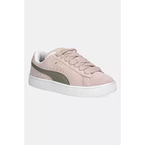 Puma sneakers din piele Suede XL culoarea maro, 395205 imagine