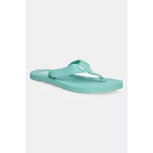 Helly Hansen slapi femei, culoarea negru, cu toc plat imagine