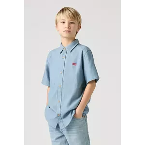 Levi's cămașă de bumbac pentru copii SS WOVEN SHIRT 9EH426 imagine