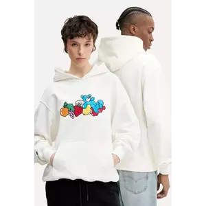 Inbetweeners hanorac de bumbac culoarea bej, cu glugă, cu imprimeu, S5TWUAHS032 imagine