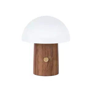 Gingko Design lampă led fără fir Super Mini Alice Mushroom culoarea maro imagine
