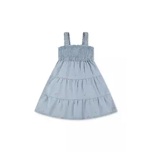 Levi's rochie fete BABY DOLL SMOCKED DRESS mini, evazată, 1EM227 imagine