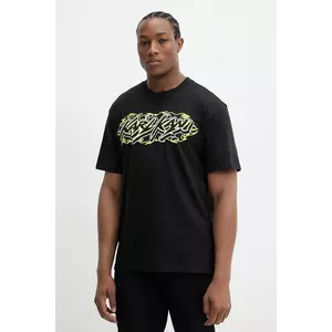 Karl Kani tricou din bumbac bărbați, culoarea negru, cu imprimeu, 60300355 imagine