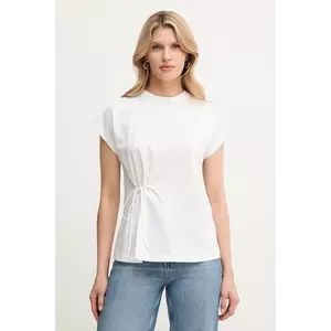 Marella tricou din bumbac TIMO femei, culoarea alb, 2513941052200 imagine