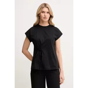 Marella tricou din bumbac TIMO femei, culoarea negru, 2513941052200 imagine