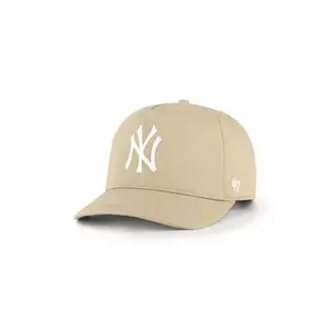 47 brand șapcă MLB New York Yankees culoarea maro, uni, B-FHTCH17GWP-KHA imagine