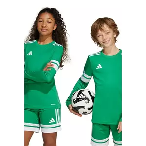 adidas Performance longsleeve copii culoarea verde, cu imprimeu, JN7491 imagine