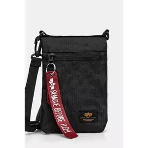 Alpha Industries borsetă Travel Sling Bag culoarea negru, 156950 imagine