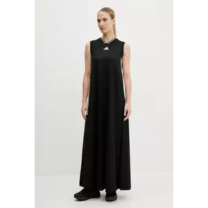 adidas rochie Tiro culoarea negru, maxi, dreaptă, JG4118 imagine