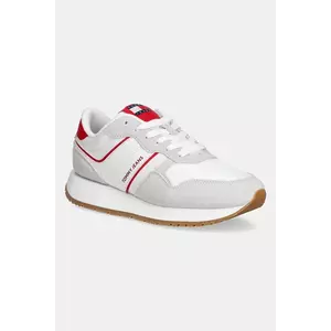 Tommy Jeans sneakers EVA RUNNER LIGHT femei, culoarea rosu, EN0EN02741 imagine