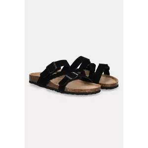 Answear Lab papuci din piele femei, culoarea negru imagine