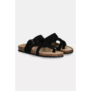 Answear Lab papuci din piele femei, culoarea negru imagine