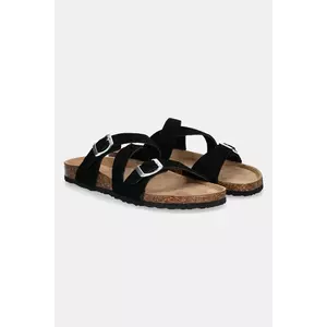 Answear Lab papuci din piele femei, culoarea negru imagine