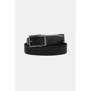 BOSS curea de piele cu doua fete barbati, culoarea negru, 50542180 imagine
