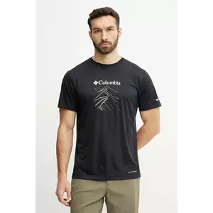 Columbia tricou sport Zero Rules culoarea negru, cu imprimeu, 2118541 imagine