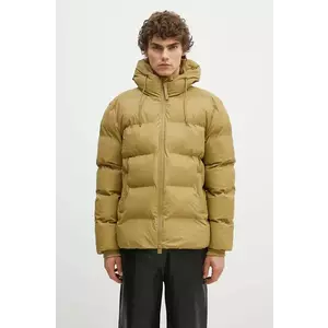 Rains geacă Alta Puffer Jacket W3T3 culoarea verde, de iarna, oversize, 15120.44 imagine