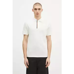 Paul Smith polo de bumbac culoarea bej, uni, M1R-958PP-L00089 imagine