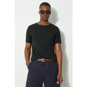 Paul Smith tricou din bumbac barbati, culoarea negru, neted, M1R-697PS-H00084 imagine