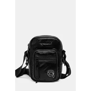 Karl Lagerfeld borsetă K/IKON culoarea negru, A2M30216 imagine