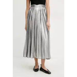 Weekend Max Mara fustă culoarea argintiu, midi, evazati, 2515101051600 imagine