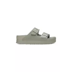 Birkenstock șlapi de piele Arizona Flex Platform Birkenstock x Papillio femei, culoarea gri, cu platforma, 1026913 imagine
