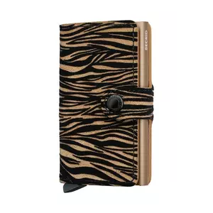 Secrid portofel de piele culoarea bej, MZe-Beige imagine