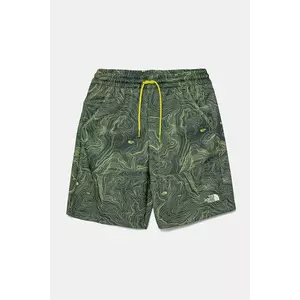 The North Face pantaloni scurți copii NEVER STOP SHORT culoarea verde, talie reglabila, NF0A86U464T1 imagine