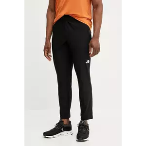 The North Face pantaloni sport 24/7 bărbați, culoarea negru, uni, NF0A8BESJK31 imagine