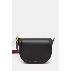 Bally geantă de piele culoarea negru, WAC02U imagine