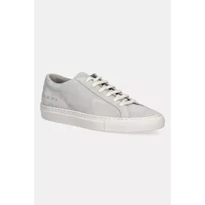 Common Projects adidași din nubuc Achilles Contrast femei, culoarea gri, 6184 imagine