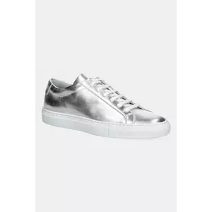Common Projects sneakers din piele Achilles Shiny femei, culoarea argintiu, 6185 imagine