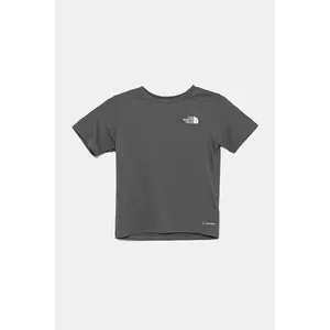 The North Face tricou copii TEEN NEW 24/7 SS TEE culoarea gri, cu imprimeu, NF0A8DF20UZ1 imagine