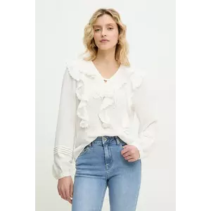 Answear Lab bluza femei, culoarea alb, neted imagine