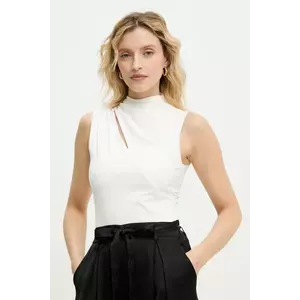 Answear Lab body femei, culoarea alb, neted imagine