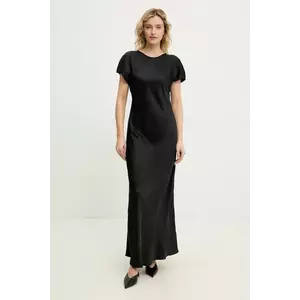 Answear Lab rochie culoarea negru, maxi, dreaptă imagine