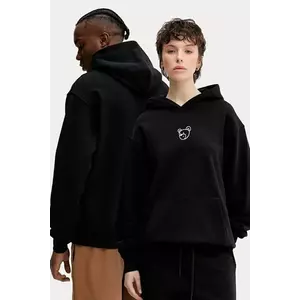 Inbetweeners hanorac de bumbac culoarea negru, cu glugă, cu imprimeu, S5TWUAHS024 imagine