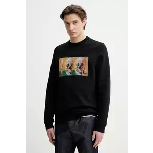PS Paul Smith bluză bărbați, culoarea negru, cu imprimeu, M2R.191Z.PP4699 imagine