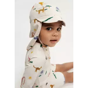 Liewood șapcă de baseball pentru copii Cecilia Sun Hat culoarea bej, cu imprimeu, LW19667 imagine