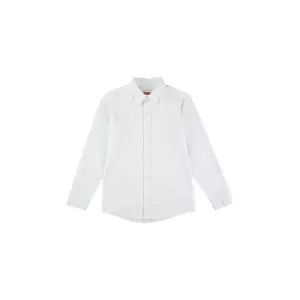 Levi's cămașă de bumbac pentru copii BATTERY HOUSEMARK SHIRT culoarea alb, 8EN129 imagine