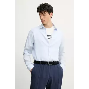 Paul&Shark cămașă de in bărbați, cu guler clasic, regular, 25413010CF imagine