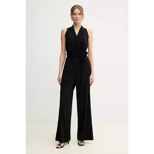 Weekend Max Mara salopetă culoarea negru, cu decolteu in v, 2515641012600 imagine